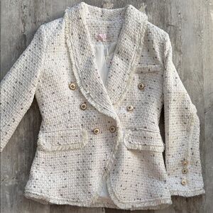 Women’s chic Tweed Jacket - Cream
